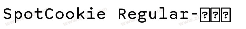 SpotCookie Regular字体转换
